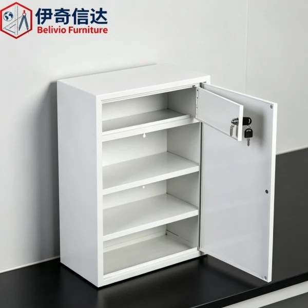 Chemical Cabinet Small - Empty Open View