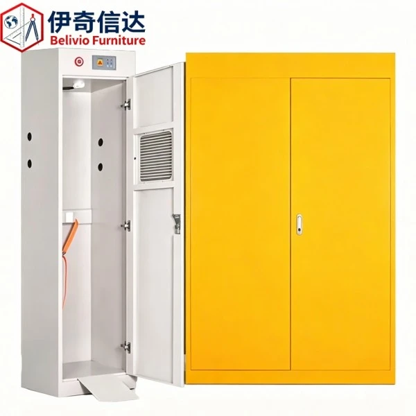 Explosion Proof Storage Cabinet - Open Interior View