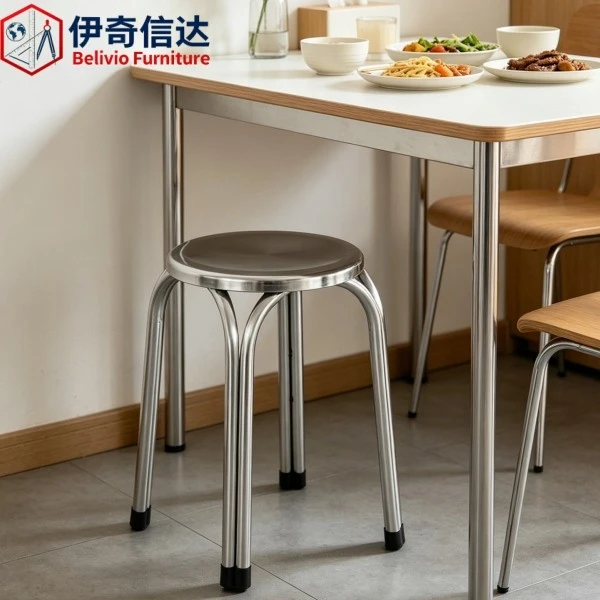 Modern Stainless Steel Dining Chairs - Home Dining Scene