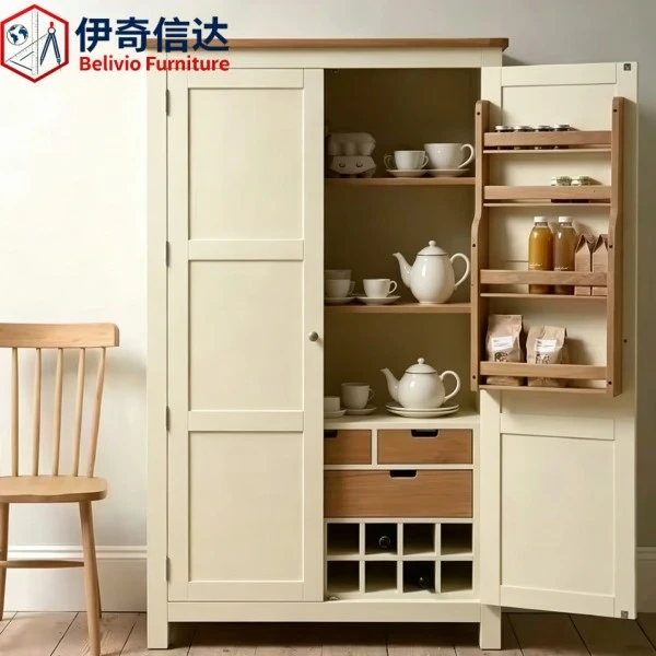 Modular Dining Room Cabinets - Tea Set Storage View