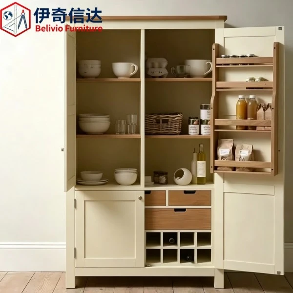 Modular Dining Room Cabinets - Dinnerware Organizer View