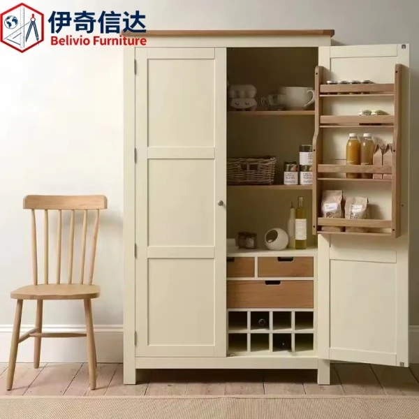 Modular Dining Room Cabinets - Closed & Open Door Scene