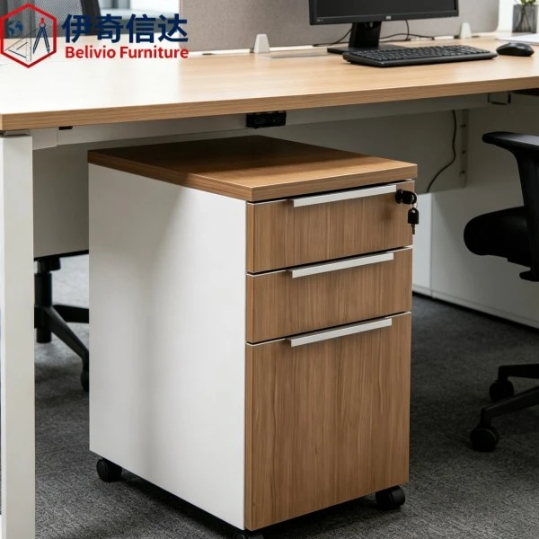 Office Mobile Pedestal - Office Under Desk View