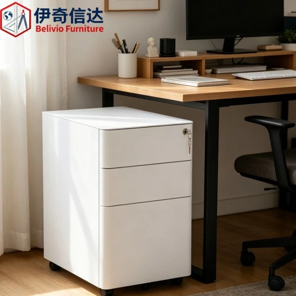 Office Pedestal Cabinet - Home Office Scene