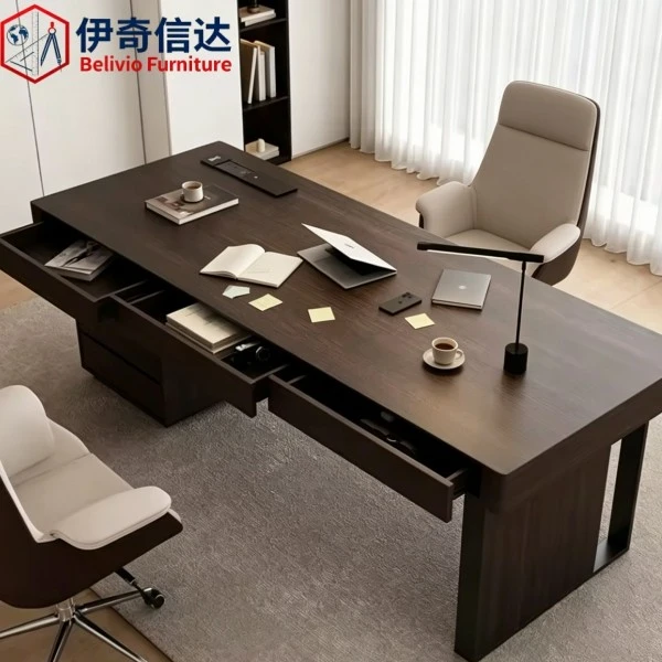 Simple Executive Desk - Multi-item Placement View
