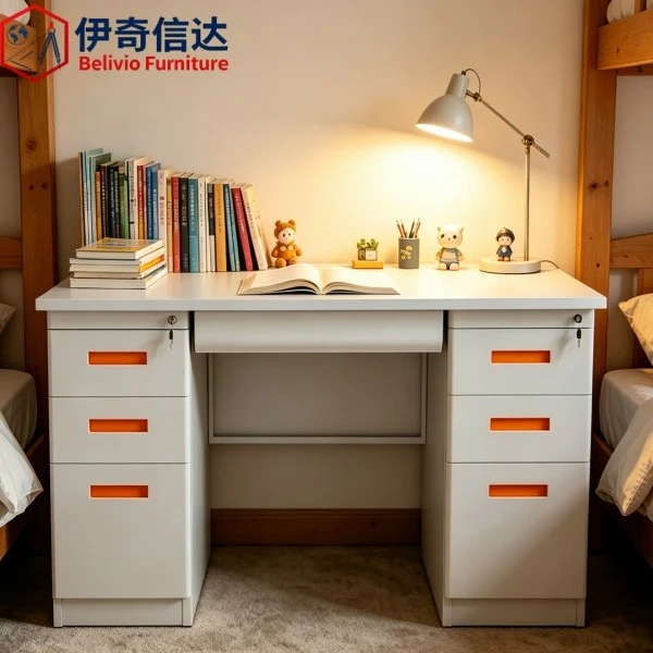 Simple Modern Office Desk - Student Dormitory Study Scene