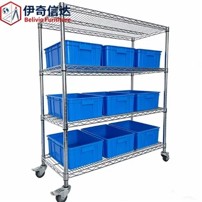 Stainless Steel Mobile Shelving