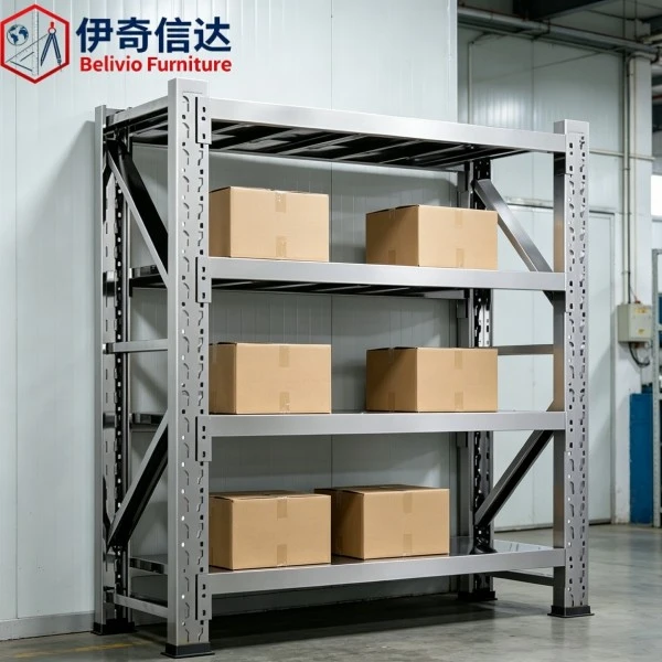 Stainless Steel Adjustable Shelving - Warehouse Storage Scene
