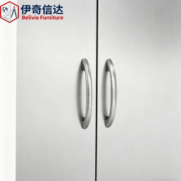 Vertical Steel Cabinet - Handle Detail
